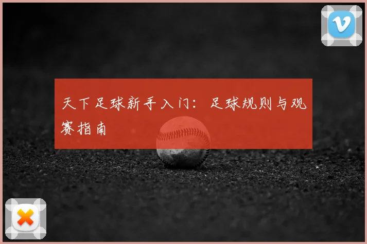 天下足球新手入门：足球规则与观赛指南